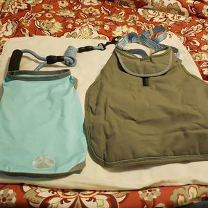 4  pc  Med dog set halter and clothes